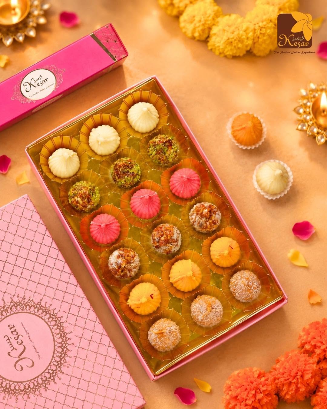 Assorted Kesar sweets